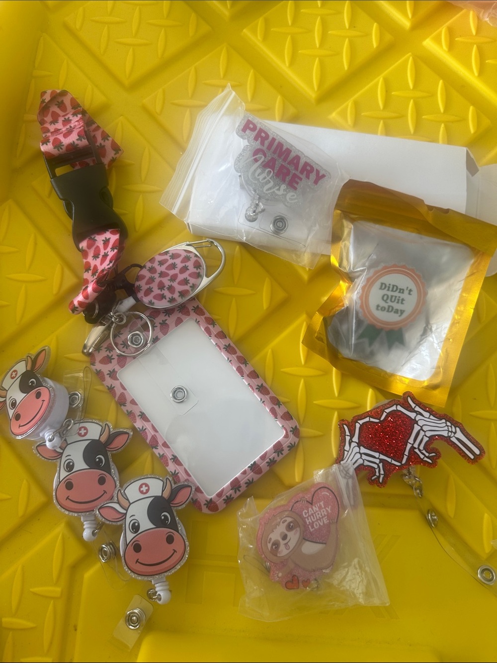 Assorted Lantern and Name Badge Holders/Reel